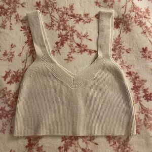 Aritzia Cream Knit Top